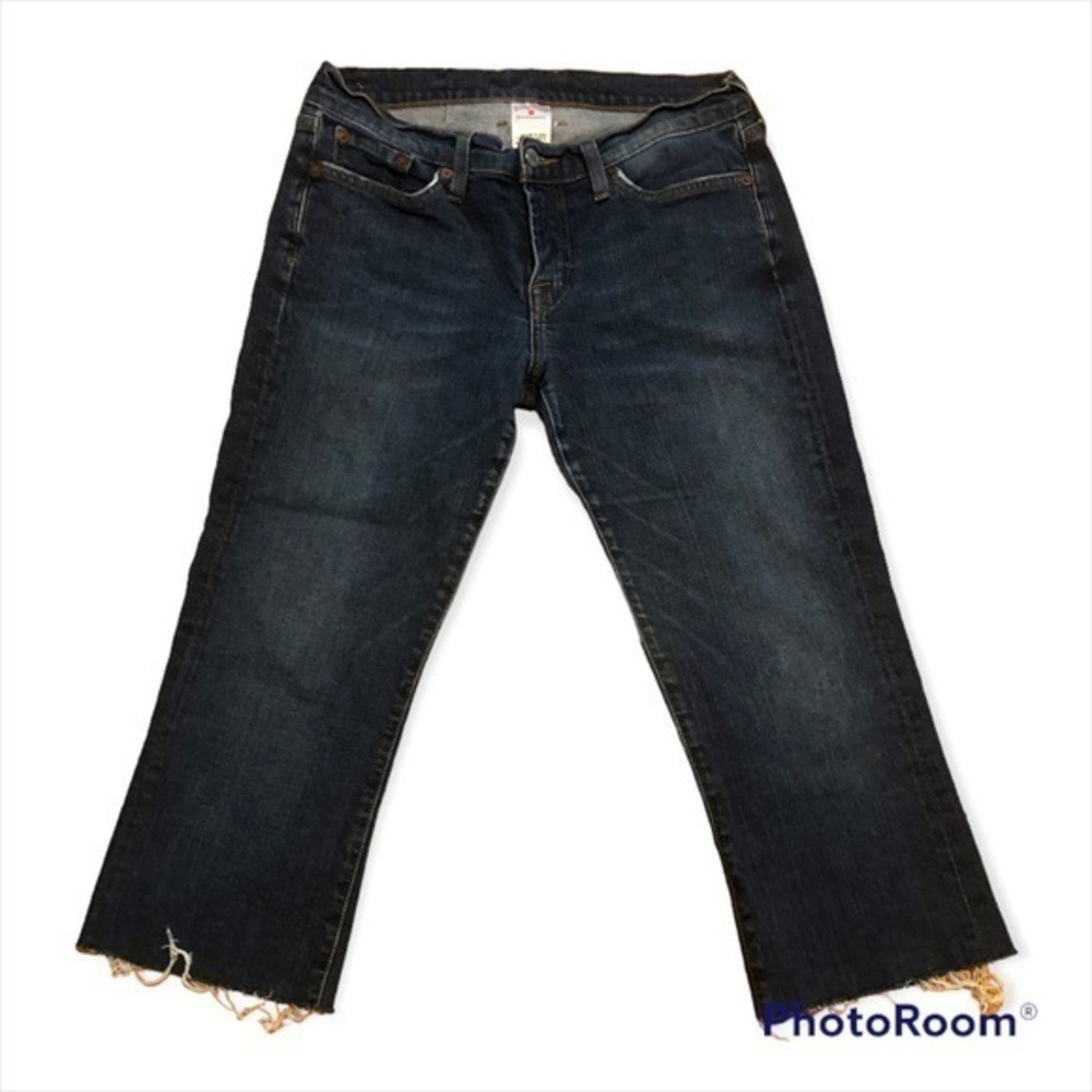 Vintage Lucky Brand Dungarees by Gene Montesano jeans Sz 6 Ol' Thunder Wash cut